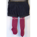 baby girl black jean bloomer shorts